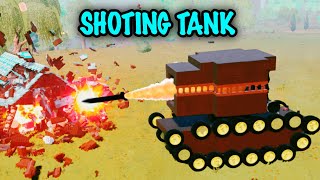 How to make Amazing SHOTING TANK with ROTATING TURRET in LEGO Fortnite