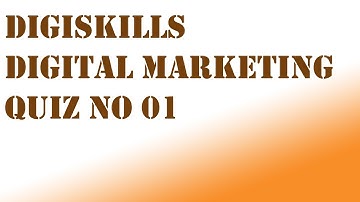 DigiSkills Digital Marketing Course 1st Quiz
