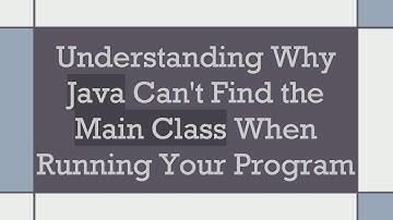 Understanding Why Java Can