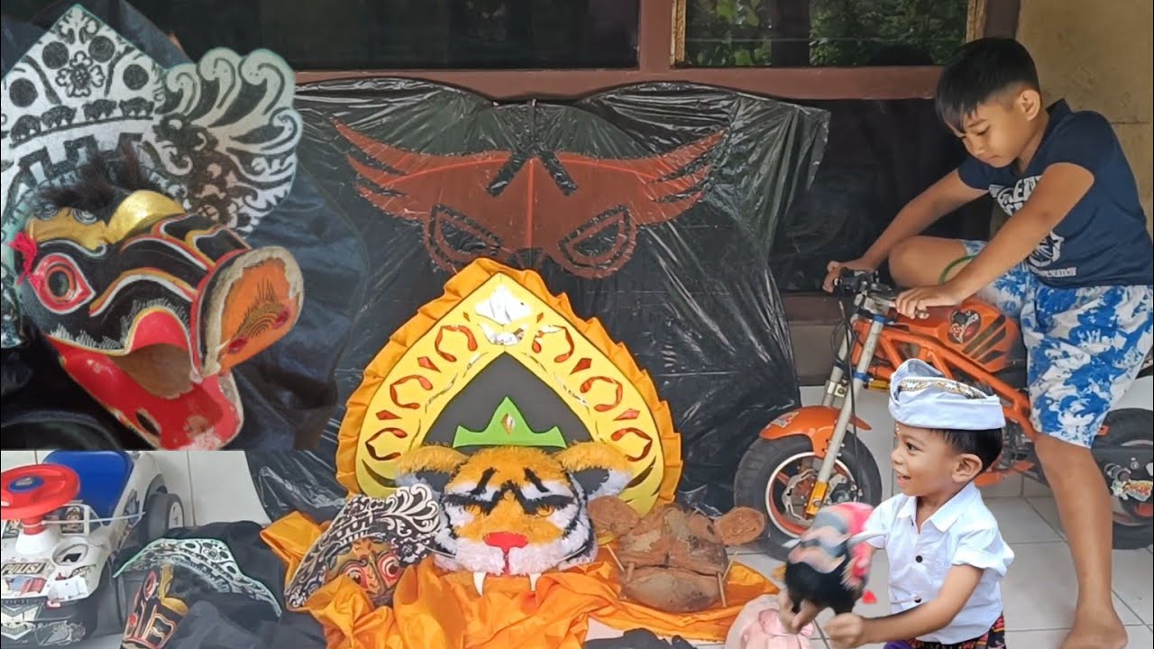 Irvan Dan Adiknya Mencari Mainan Dan Barong Barongan