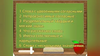 Русский язык 2 класс. Урок 4