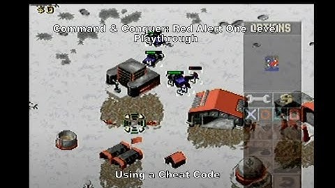 Command & Conquer Red Alert Allies One Level Playthrough using a Ps1 Cheat Code :D #Playstation #Sub