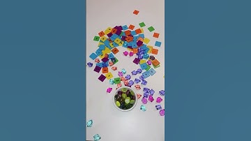 Oddly Satisfying reverse video Gems 💎 tiles