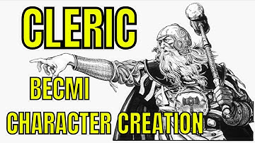 Cleric Character Creation for BECMI Dungeons & Dragons 🔴#4k LIVE