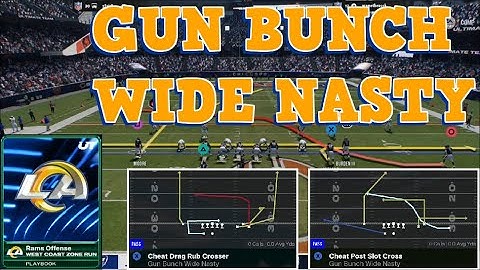 #madden26tips  #madden26gameplay  #maddendefense RAMS OFFENSE  MEGA SCHEME 2 Gun Bunch Wide Nasty