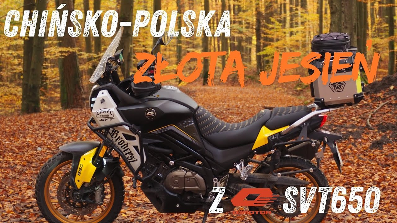 Chińsko - Polska złota jesień z QJ Motor SVT650 na Kaszubach 
