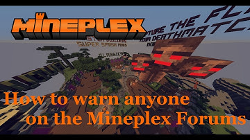 How to Warn Anyone on the Mineplex Forums