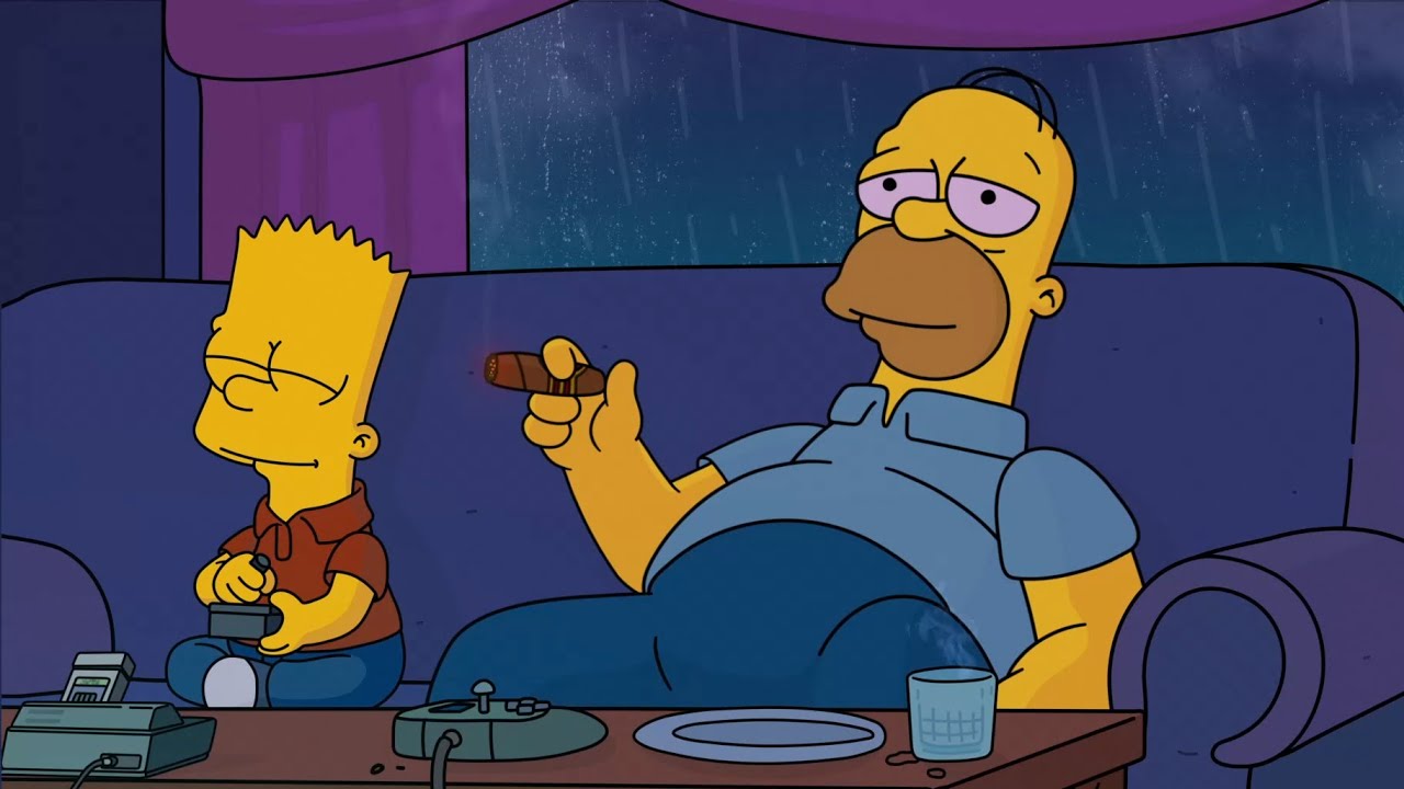 Smoke Chill - Lofi hip hop mix ~ Calm Lofi with Relaxing Rain Sounds