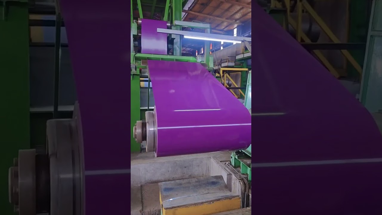 Color-Coated Coil Production Process