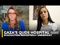 PRCS says evacuation of al-Quds hospital reportedly underway