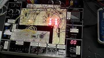 LED Dice Simulator Circuit