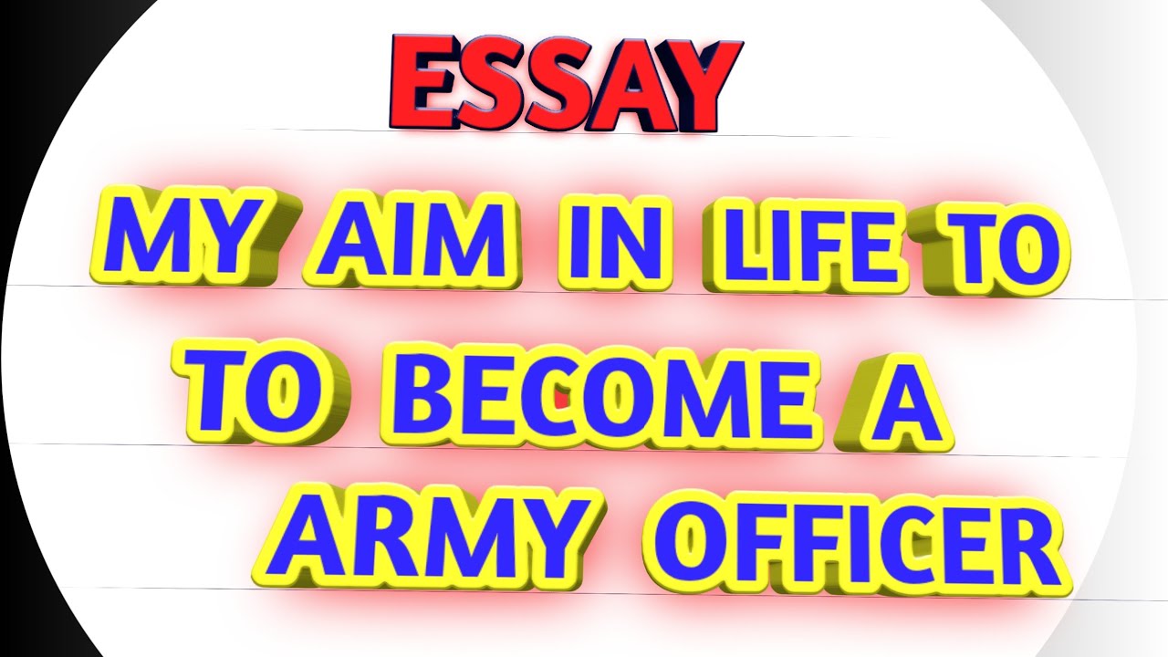 essay on army officer