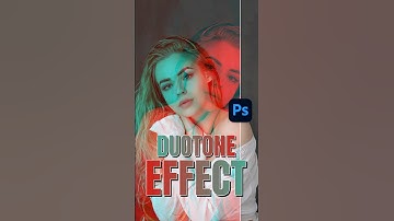 How to Create Duotone Double Exposure Effect in Photoshop #shorts #tutorial