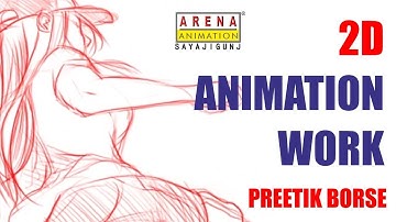 Animation institute in vadodara - 2D Animation work by Preetik