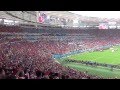 La Marea Roja enmudeció todo Brasil cantando el Himno en el Maracaná. Chile vs España 18/06/2014