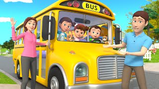 Classic Wheels on the Bus for Kids | Lalafun Nursery Rhymes & Kids Songs