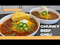 How to make the best chunky beef chili onestopchop