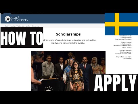 Umeå University Scholarships for International Students (Study in Sweden 2022-2023)