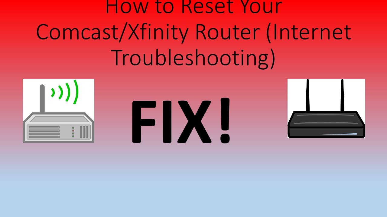 How to Reset Your Xfinity Router Troubleshooting