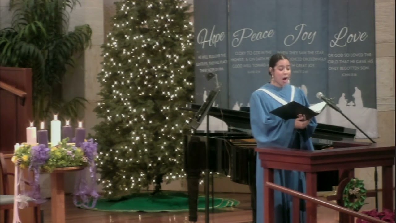 Daniela Pepe 'Sweet Little Jesus Boy.' First Presbyterian Church of Naples, Florida. Christmas 2022.