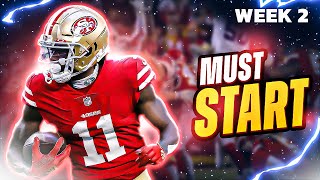 Must Starts/Sits for Week 2 | 2023 Fantasy Football