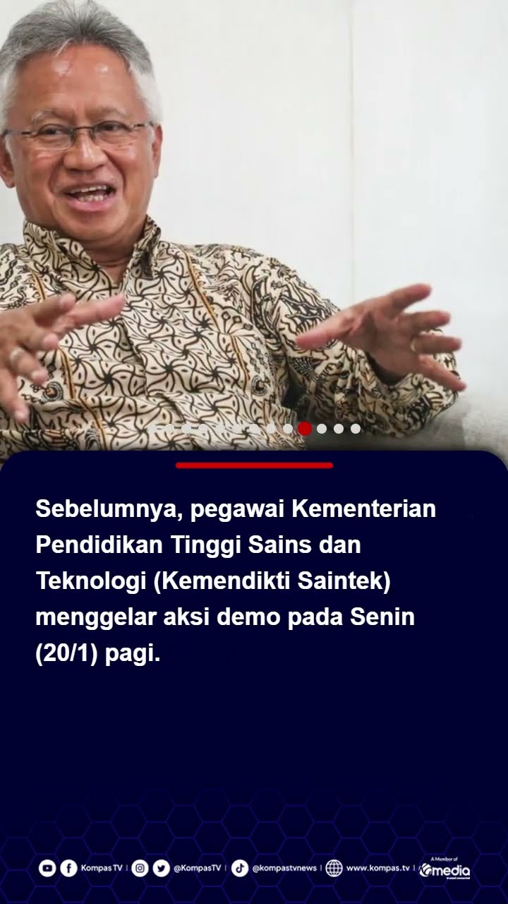Mendikti Saintek Bantah Rekaman Suara Marahi Pegawai: Dimanipulasi Seakan-akan Suara Saya #demo