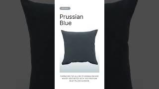 •PRUSSIAN BLUE•  #interiordesign #cushion #design #chevron #pillow #homedecor