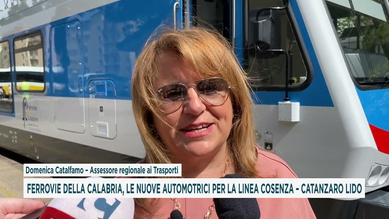 FERROVIE DELLA CALABRIA, LE NUOVE AUTOMOTRICI PER LA LINEA COSENZA – CATANZARO LIDO