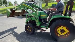 GovDeals: John Deere 4310 Tractor with 300CX Loader Bucket