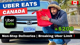 Uber Eats Income 12Hrs Challenge 