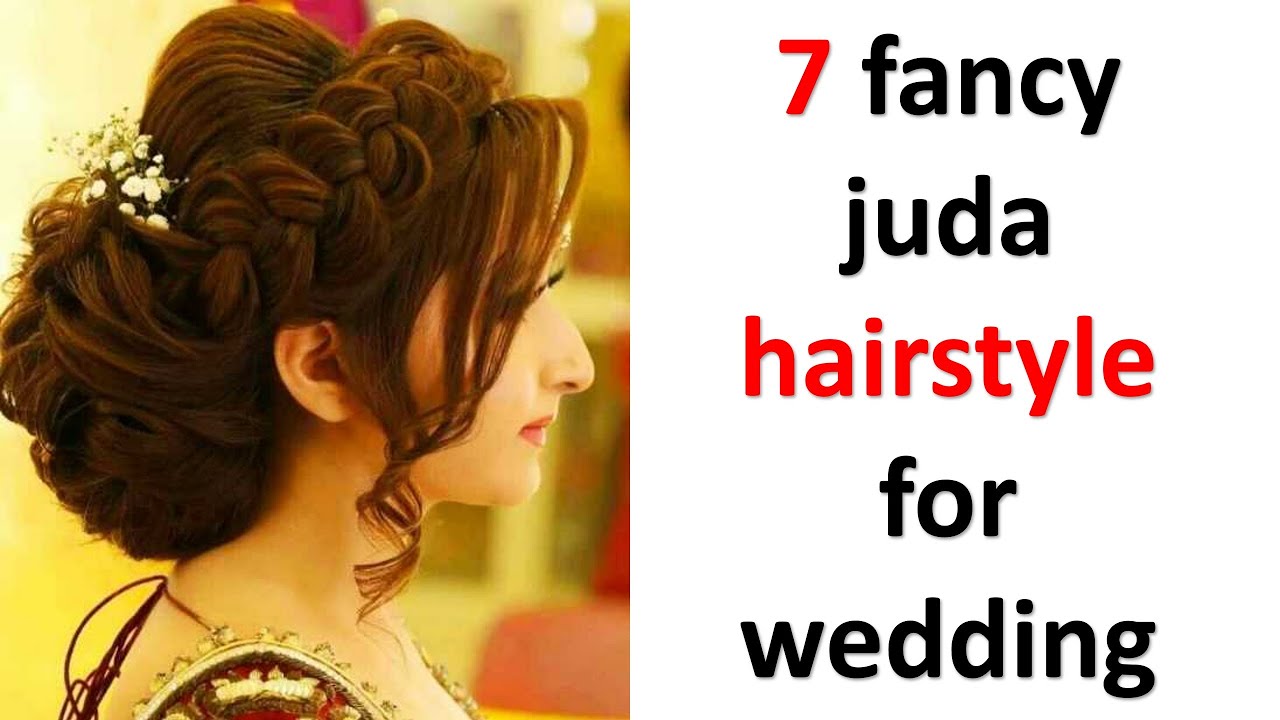Latest Juda Hairstyle With Gown