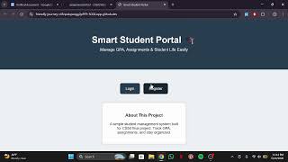 CS50 Final Project – Smart Student Portal 🎓 | Flask Web Application