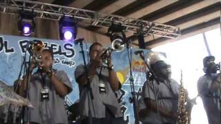 Soul Rebels playing &#39;Night in Tunisia&#39; at Red Bull&#39;s Street King Brass Band Battle