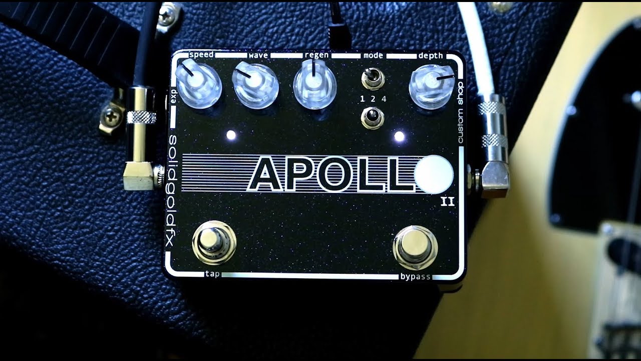 SolidGoldFX Apollo II - Tap Tempo Phaser | Effects Database
