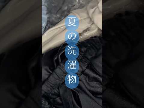 夏の大量の洗濯物☀️ | Lots of Summer Laundry | Washing Machine ASMR #shorts