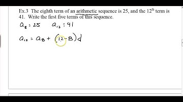 Precalc Honors Section 8.2 Video Notes