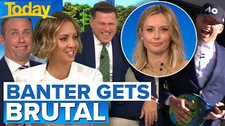 Karl and Ally's pre-game banter gets brutal | Today Show Australia