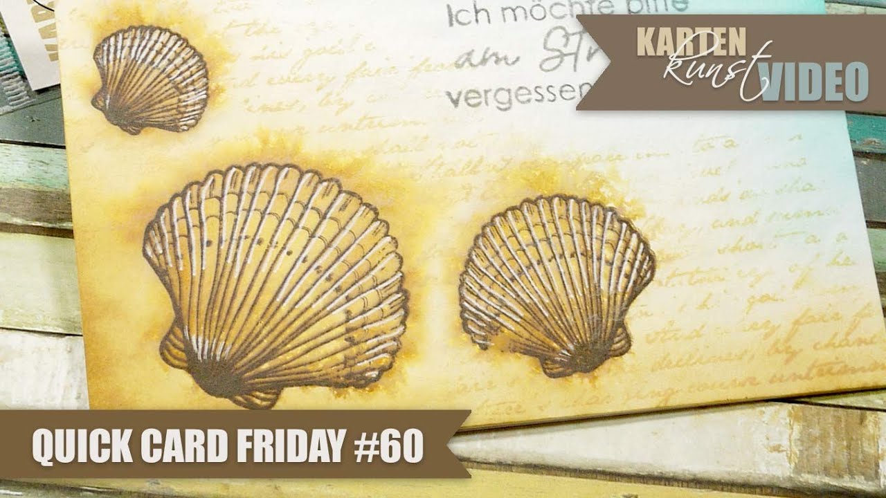 Karten-Kunst Quick Card Friday #60 - Schnelles Colorieren mit dem ...