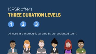 ICPSR 101: ICPSR's 3 Levels of Data Curation