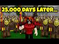 I Survived 25000 Days Solo In Roblox 99 Nights in 