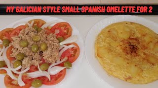 My Galician Style Small Omelette | Traditional Spanish Food