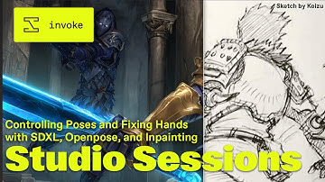 Controlling Poses and Fixing Hands with SDXL, OpenPose ControlNet, and Inpainting