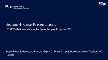 Section 4: Case Presentations | Faculty Panel  S  Berven, M  Pham, M  Gupta, C  Eichler, S...