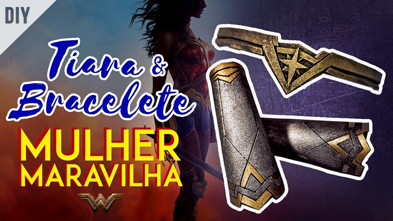 DIY: TIARA e BRACELETE da Mulher Maravilha (Wonder Woman Tiara & Bracers) | Dan Pugno