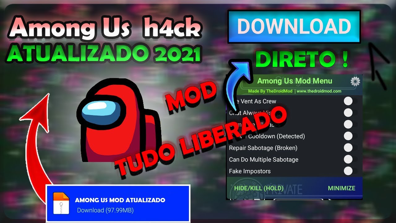 AMONG US MOD MENU MEDIAFIRE YouTube