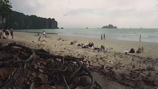 A Relaxing Day at Ao Nang Beach, Krabi (4K)