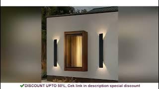 20cm/41cm/61cm Outdoor LED Wall Lights Up and Down Aluminum Wall Lamp Waterproof IP65 Courtyard Porc