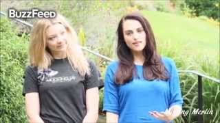 Natalie Dormer and Katie McGrath ALS Ice Bucket Challenge (Original full Video)