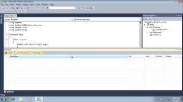 Getting Started with Visual Studio 2010 Part-1