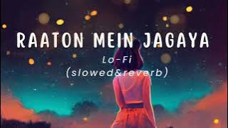 Raaton mein jagaya lofi | romantic song | 90s song | kumar sanu | evergreen song